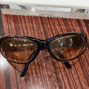 Unique Vintage Black and orange lens  Sunglasses